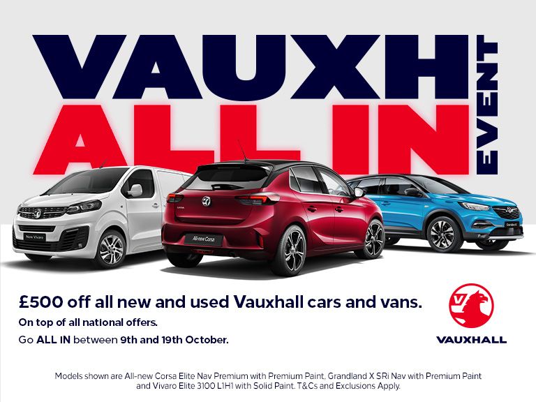 Go ALL IN with Vauxhall this October